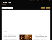 Tablet Screenshot of cuuclub.ee